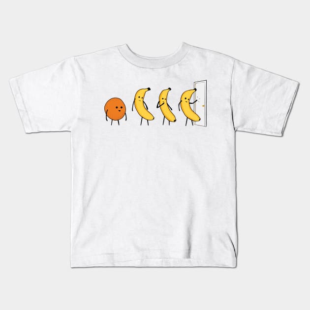 Knock, Knock Kids T-Shirt by idontwannawait